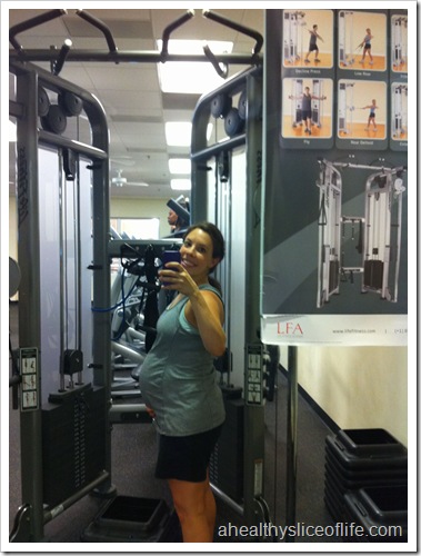 29 weeks pregnant work out