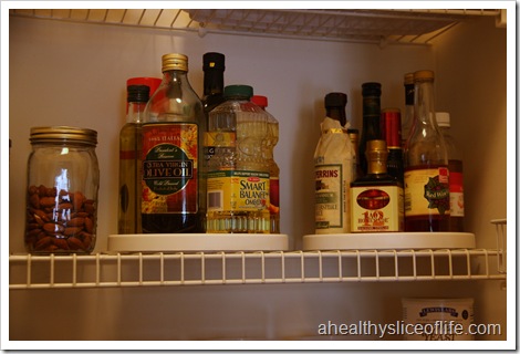 pantry organization oils