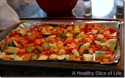 Munchkin Meals- Lunch- blw- roasted vegetables- before roasting