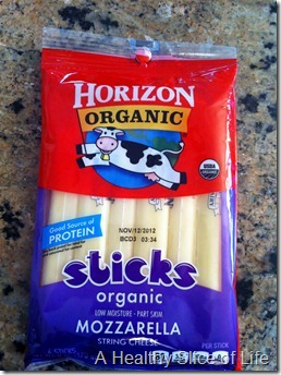 munchkin meals- quick meals- horizon Organic cheese sticks