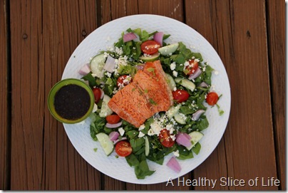 simple salads- salmon salad