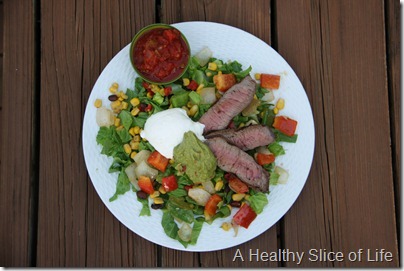 simple salads- southwestern steak