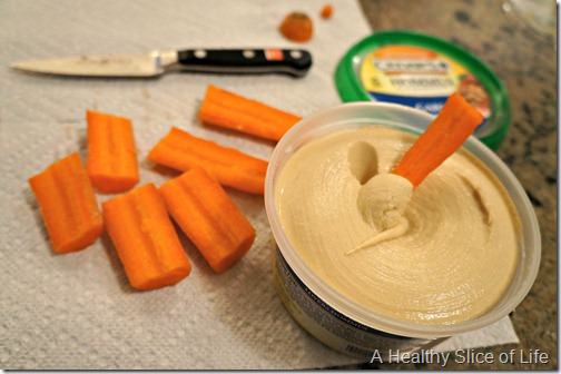 whole30 not for me- carrots and hummus