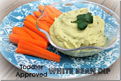 toddler approved white bean dip