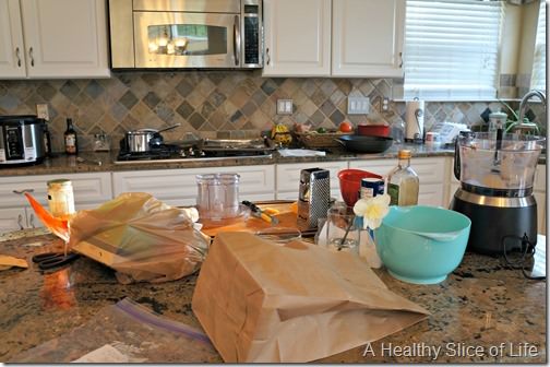 weekly meal planning- kitchen disaster