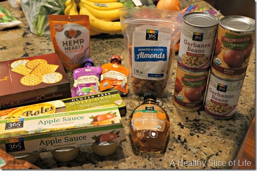 whole foods shopping- pantry