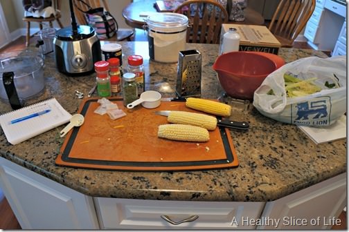 making the most of nap time- recipe and dinner prep