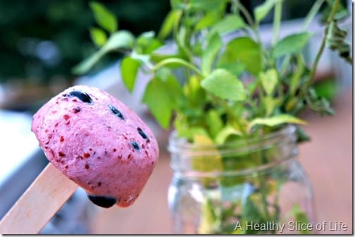 toddler friendly hidden berry cherry frozen yogurt pops- berry fun