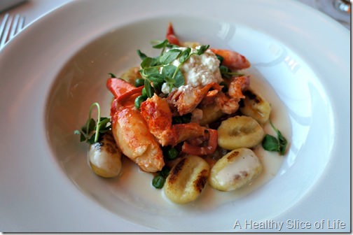 NYC Part 1- The View restaurant lobster gnocchi