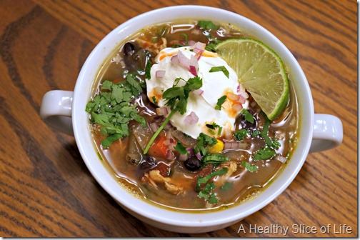 reasons to smile- chicken tortilla soup
