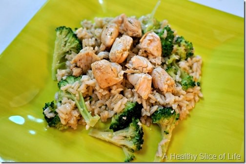 toddler meals- chicken and broccoli Parmesan rice