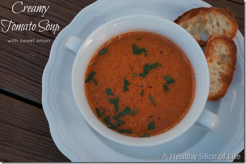 tomato and sweet onion soup- recipe