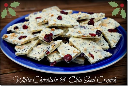 white chocolate and chia seed crunch- cover
