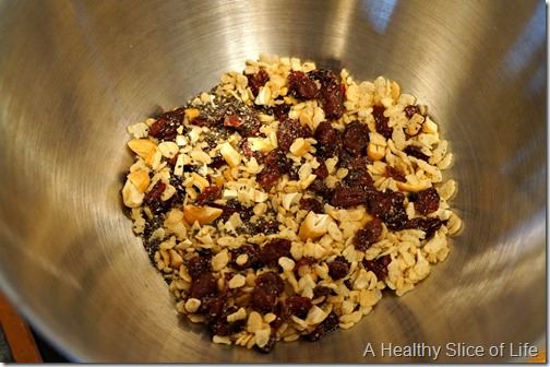 white chocolate and chia seed crunch- mix ins