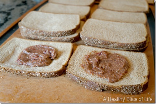 make your own healthy uncrustable sandwiches for the freezer- step 4