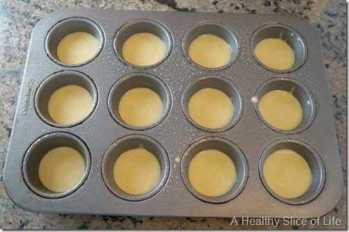 pancake muffins- 2 tbsp mix