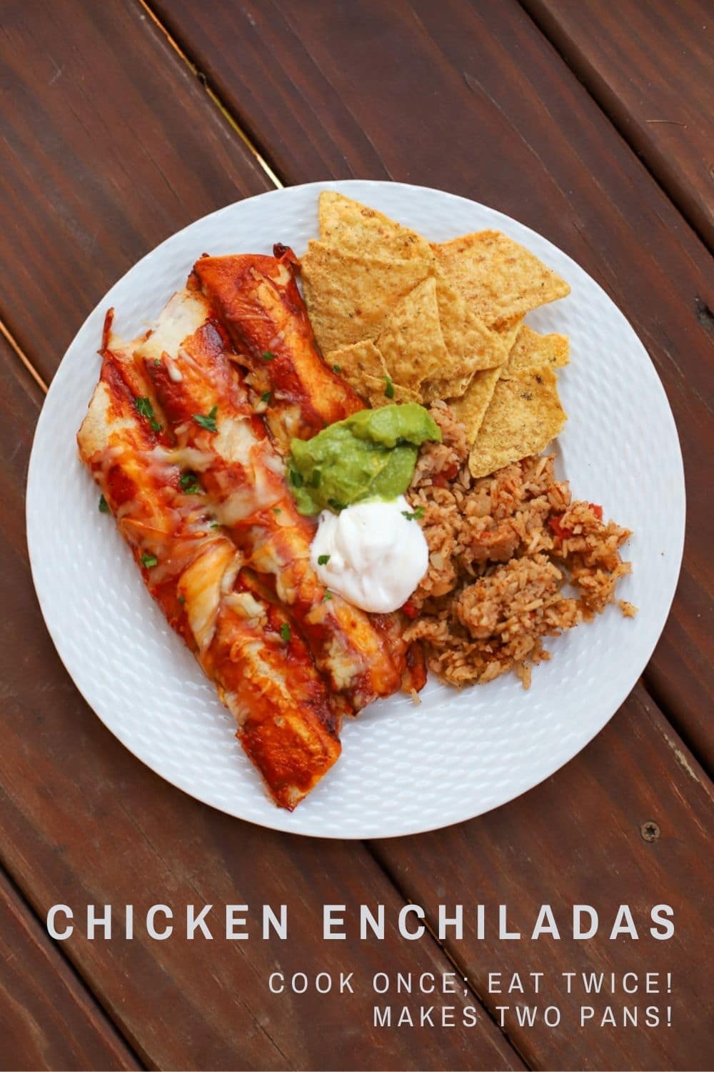 Chicken Enchiladas Makes Two Pans A Healthy Slice Of Life