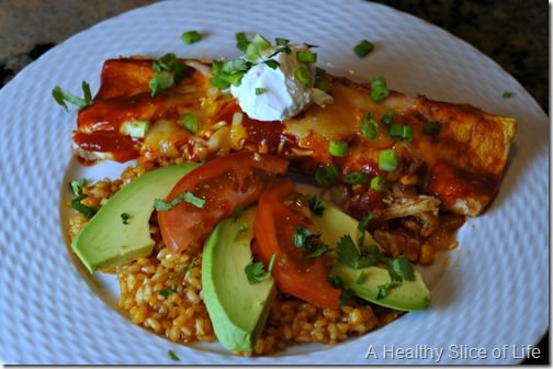 visual meal plan enchiladas