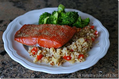 visual meal plan salmon