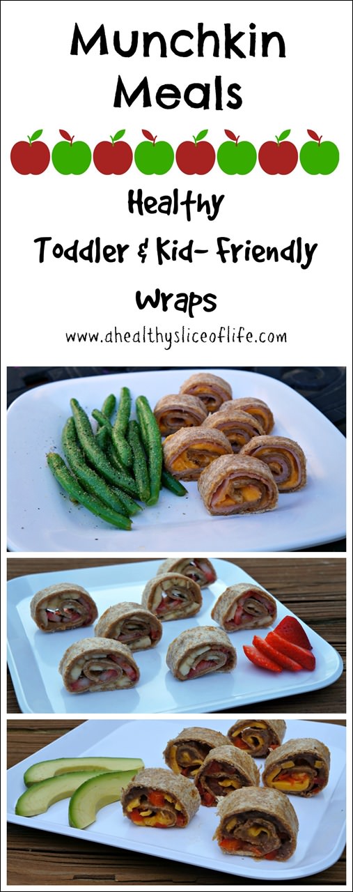 munchkin meals- healthy toddler wrap combos