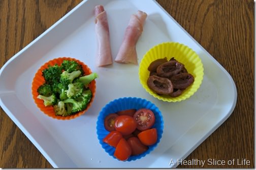 toddler baking cup lunch