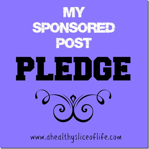 my pledge to you about sponsored posts