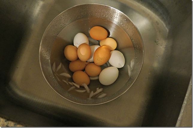 boiled eggs prep