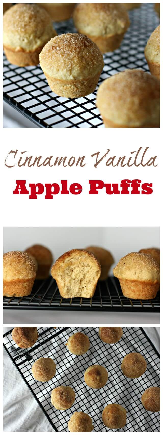 vanilla cinnamon apple puffs- taste just like munchkin donuts!