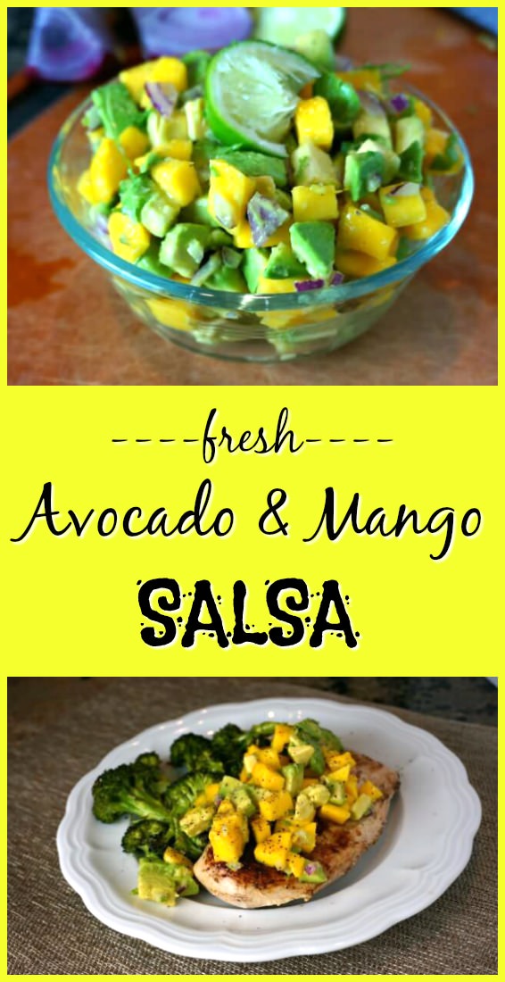 avocado and mango salsa