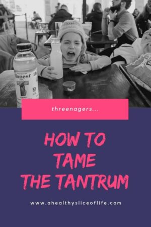 threenager tantrum