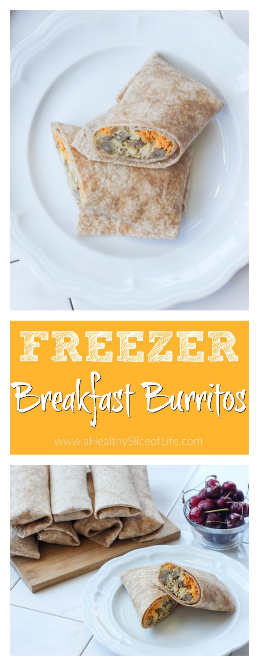 healthy freezer breakfast burritos