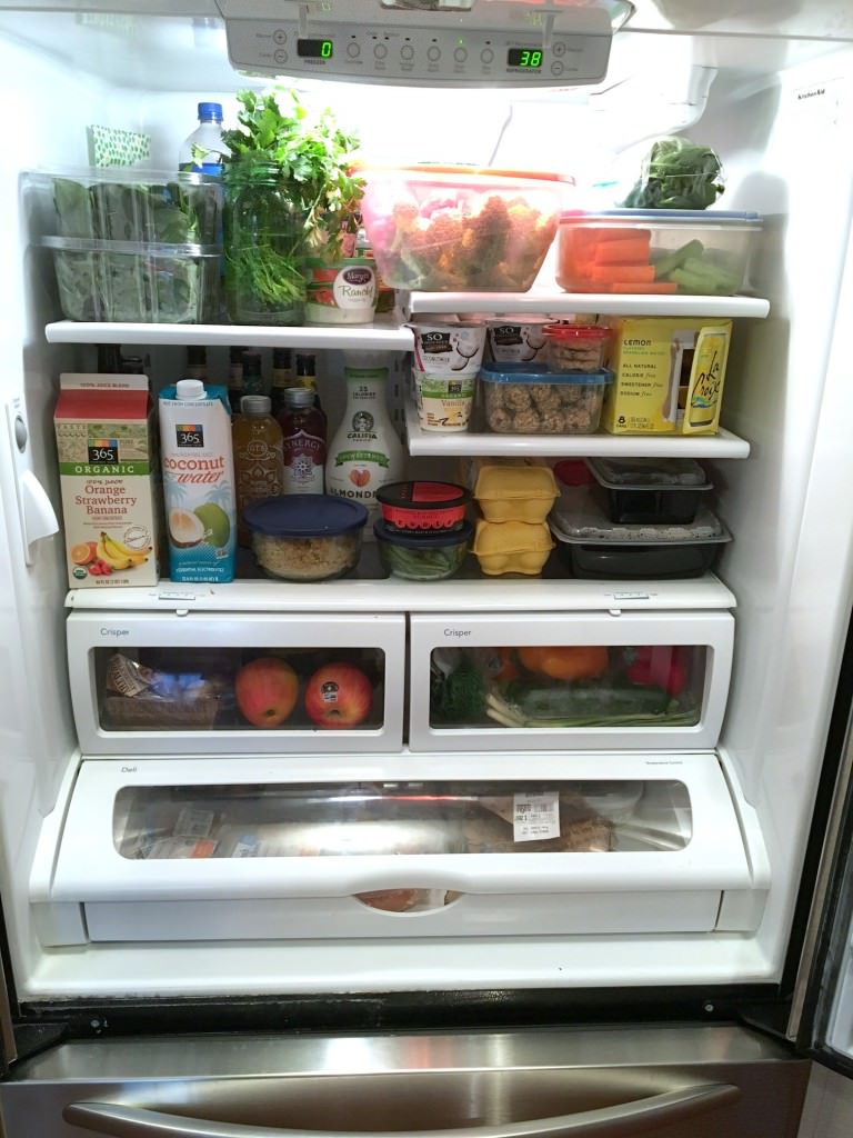 food prepped fridge