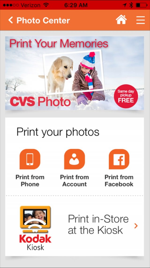 CVS app photo print- 1