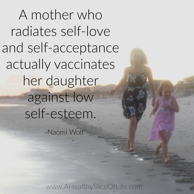 a mother you radiates self-love and self-acceptance