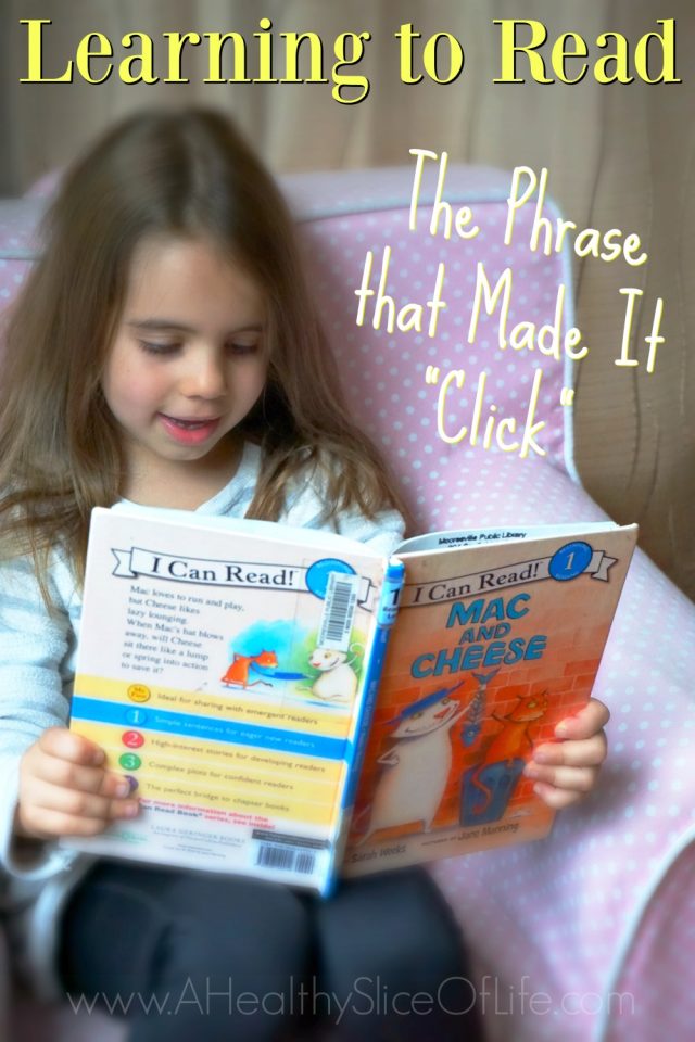learning to read phrase
