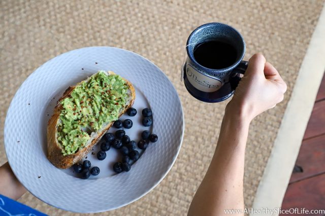avocado toast breakfast