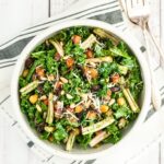 Kale Salad with Butternut Squash and Chickpeas
