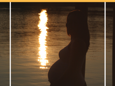 pregnant silhouette lake