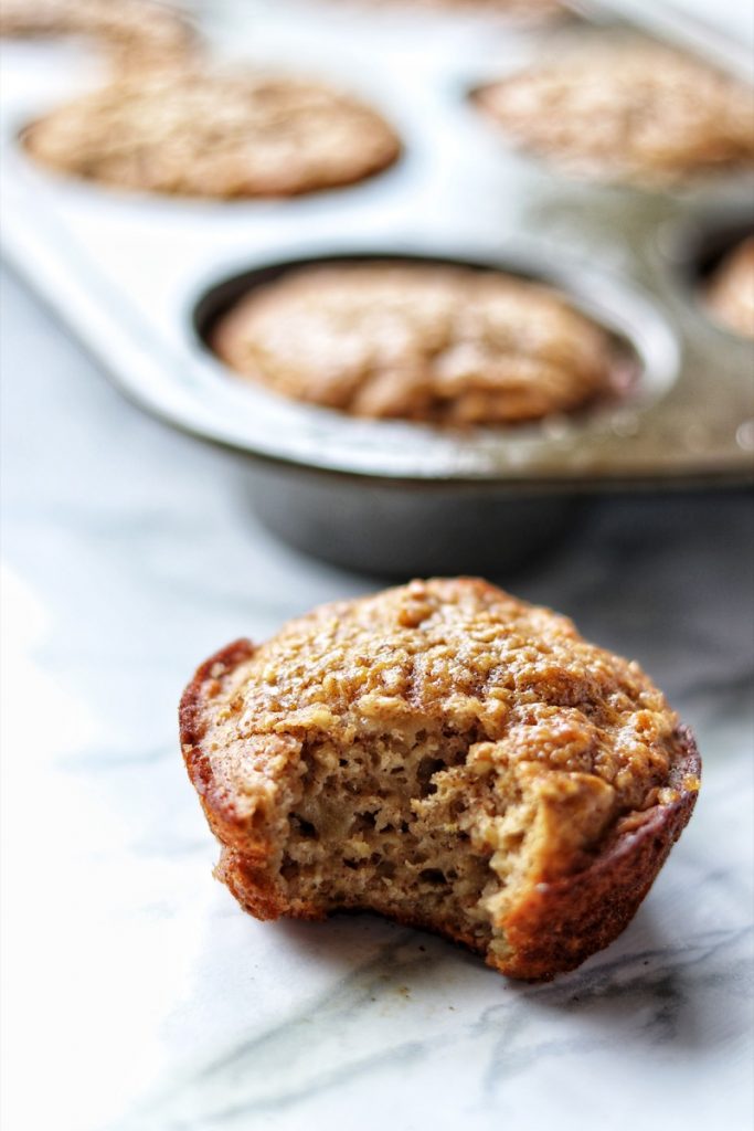 Apple Cinnamon Oat Muffins