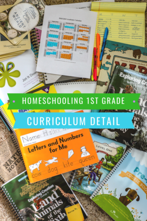 First Grade Homeschool Curriculum details