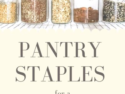pegan diet pantry staples