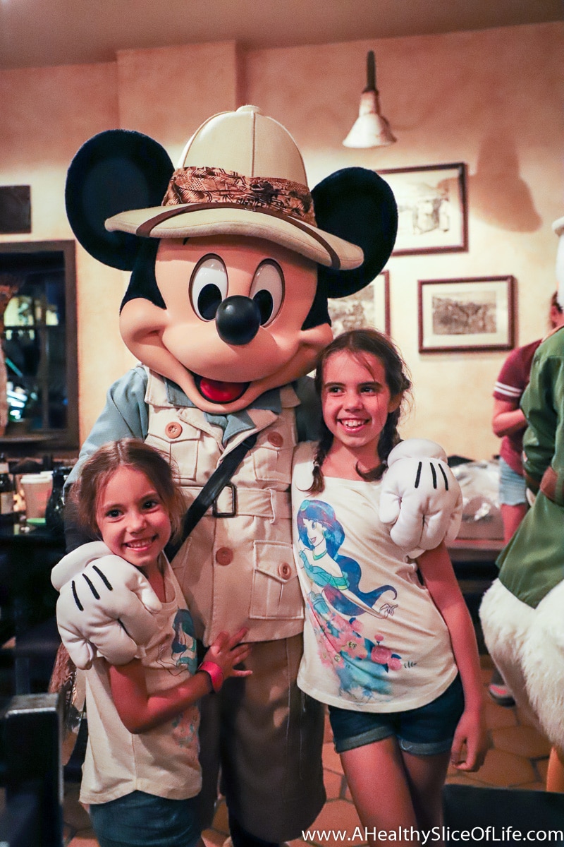 Mickey Mouse at The Tusker House Dinner