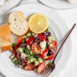 cucumber and tomato Greek salad