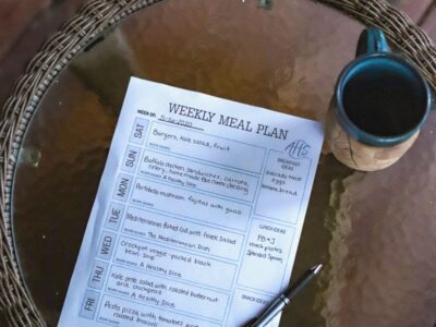 weekly meal plan printable